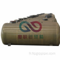 30000liters FRP Horizontal Huile Huile Fuel Storage Tank